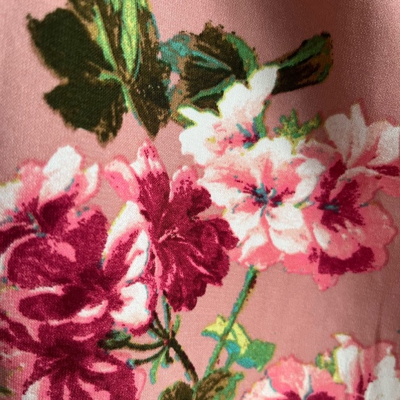 UO - Kimchi Blue - Pink Floral Tank Dress - Size 4 - Picture 3 of 4